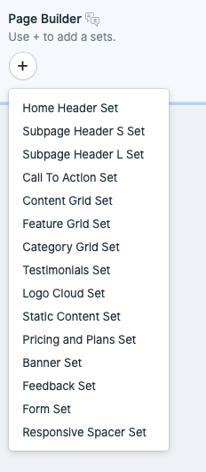 statix page builder screenshot